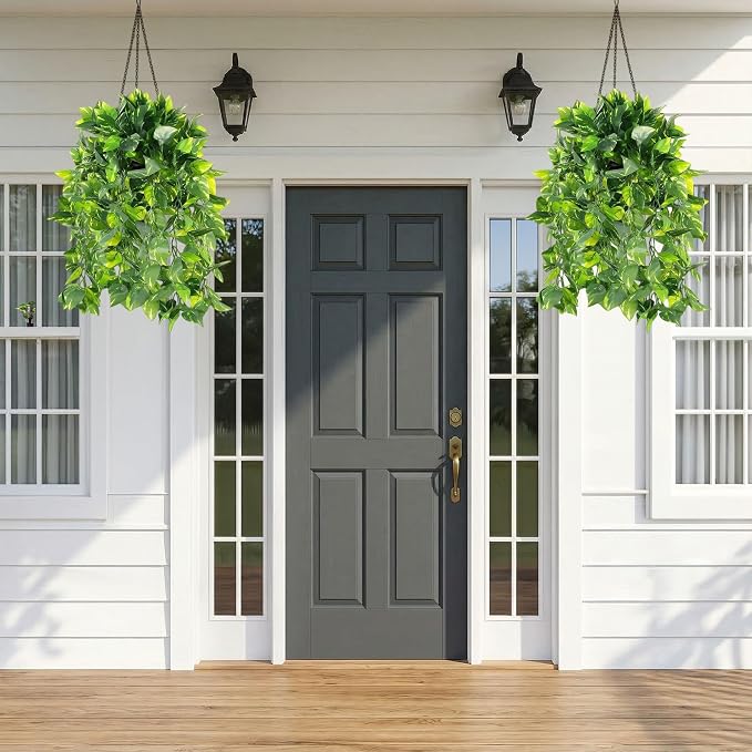 Faux Outdoor Plants Fake Hanging Plants - Image 9