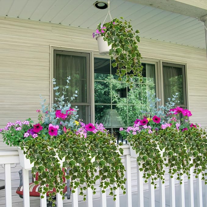 Hollyone 2pcs Artificial Hanging Plants 24" Fake Ivy Vine Faux Ivy Leaves - Image 4