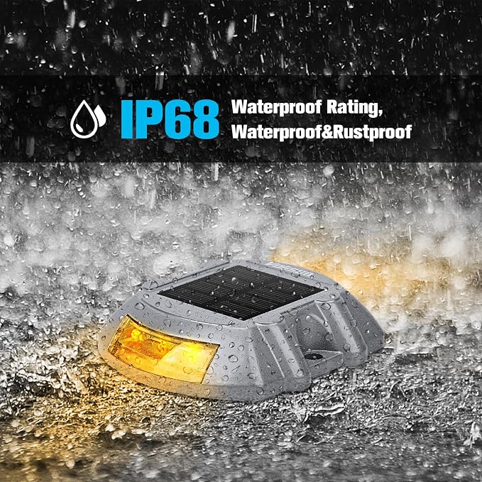 VOLISUN Solar Deck Lights Driveway Dock Lights, Auto On/Off - Image 4