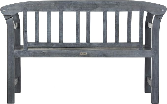 SAFAVIEH PAT6742A Outdoor Collection Porterville 2 Seat Bench - Image 7