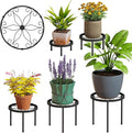 Plant Stand Indoor Outdoor 5 Pack Heavy Duty Metal Stand Multiple Plants by FILWH