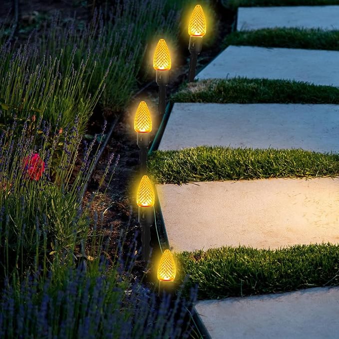 60 Pcs 5 Inch Christmas Light Stakes Universal Yard Lawn Holiday Light Stakes - Image 5
