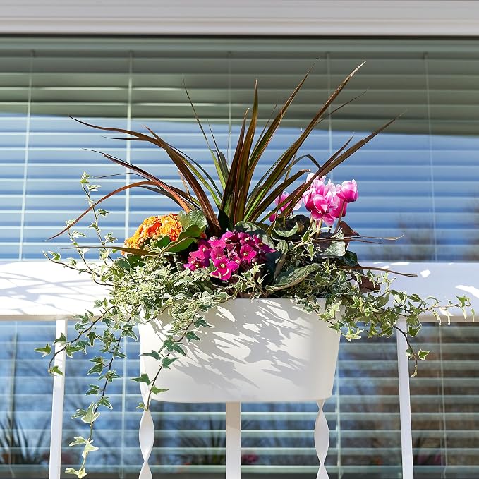 Beautiful Hanging Flower Pots for Outside Railing Or Fence - Image 5