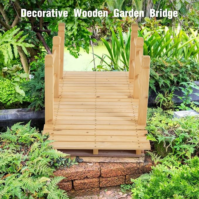 Giantex 5 ft Garden Bridge - Image 6