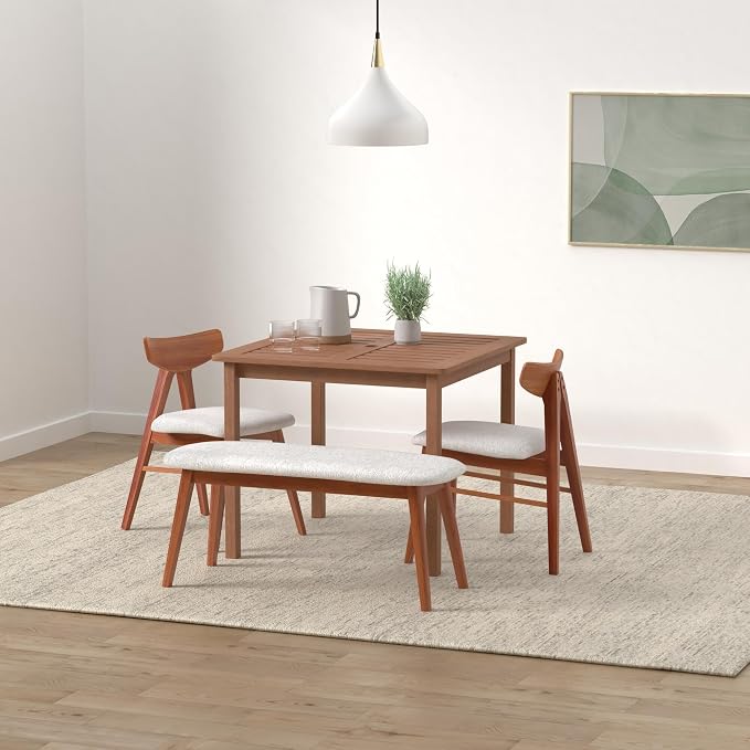 Furinno FG18006 Tioman Hardwood Patio Furniture Square Table - Image 2