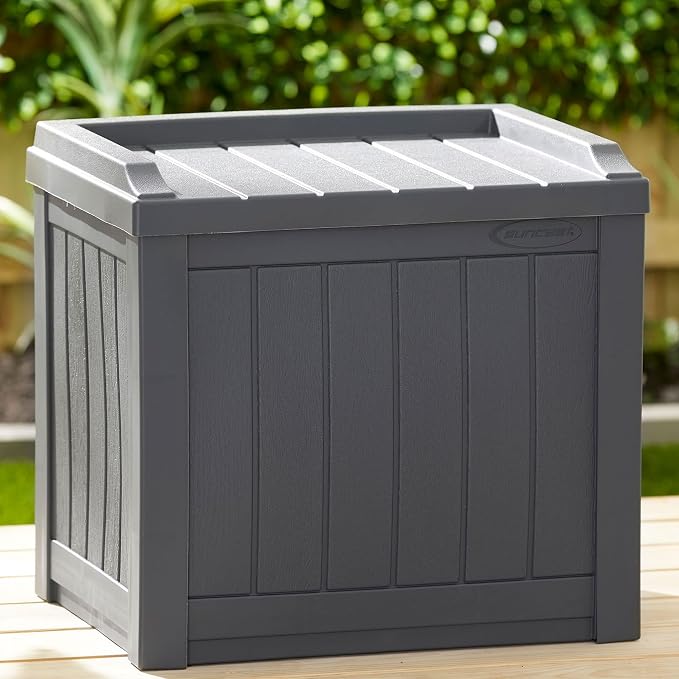 Suncast Small Deck Box Storage w/ Bench Seat - Image 8