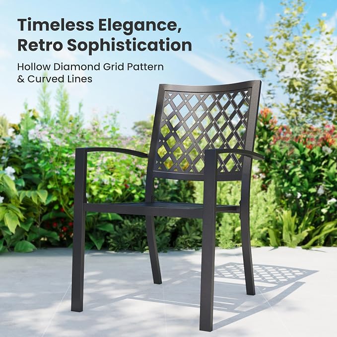 PHI VILLA 5 Pieces Outdoor Dining Set - Image 7