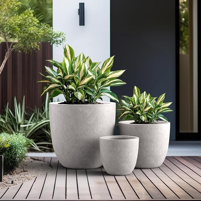 Kante 18", Outdoor Indoor Large Planter Pots - Image 4