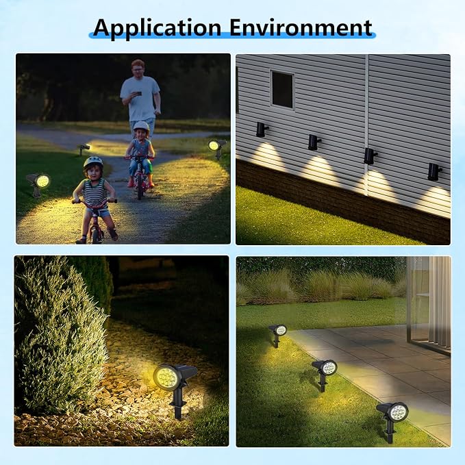 Solar Spot Lights Outdoor，Solar Lights Outdoor Waterproof IP68，Dark Sensing - Image 7