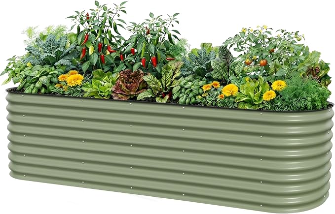 Vego garden 26" Extra Tall Raised Garden Bed Kits, 10 in 1 Modular Raised by VegoGarden