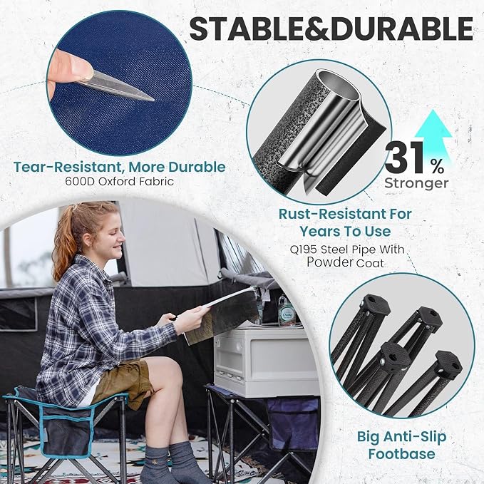 FUNDANGO Oversized Camping Stool - Image 6