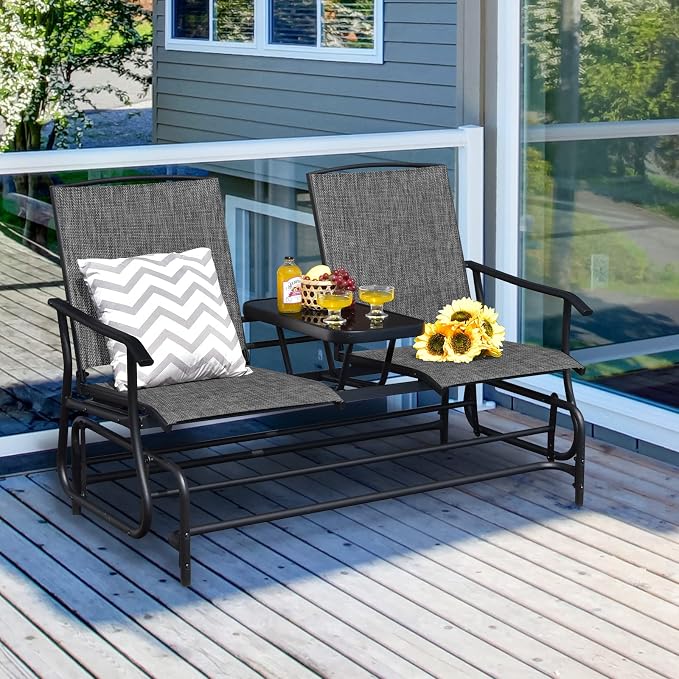 Giantex Patio Bench Glider Chair - Image 9