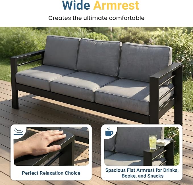 Wisteria Lane Aluminum Patio Furniture Set - Image 4