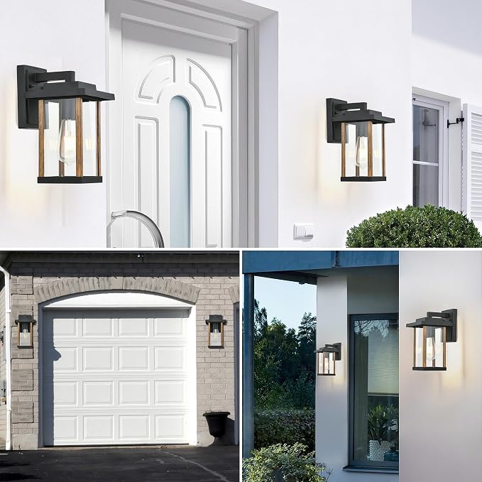 Outdoor Wall Sconce, Outside Porch Light Fixtures, Wall Mount Anti-Rust - Image 8
