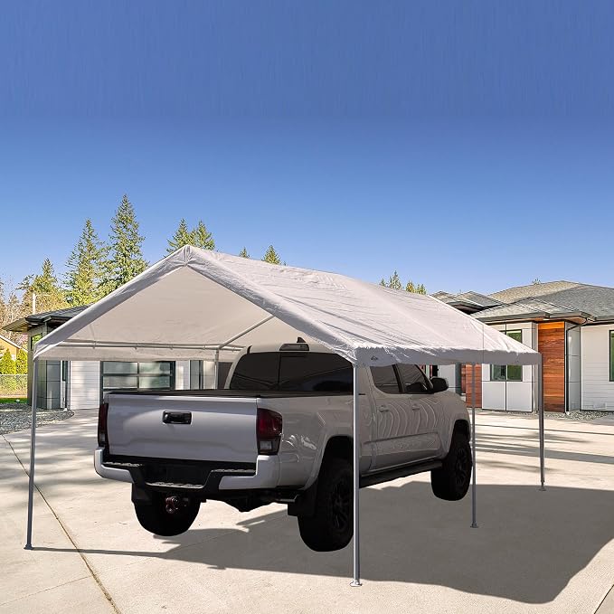 Caravan Canopy Powder Coated Heavy Duty Steel Frame Pop Up Carport - Image 5