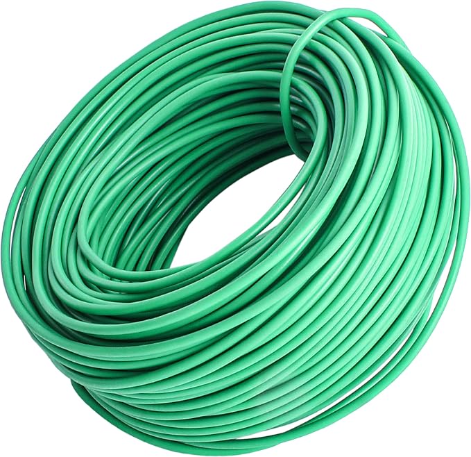 YMHB 120 Feet Green Soft Twist Tie Tomato Plant Tie, Garden Wire Green Twist by YMHB