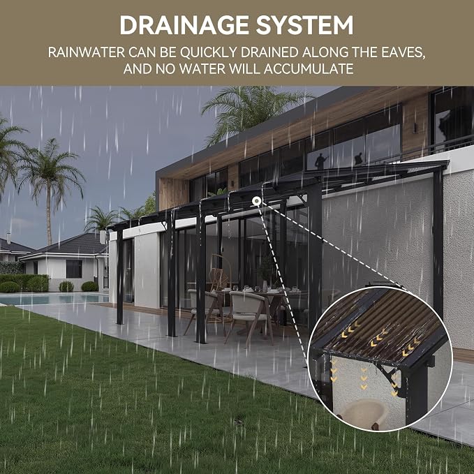 Aoxun 18' x 10' Pergola for Patio, Gazebo - Image 6
