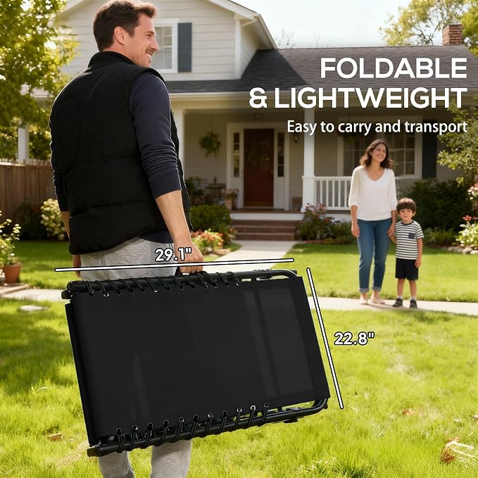 Outsunny Folding Chaise Lounge Chair, Patio Sun Tanning Chair, Outdoor Chaise - Image 6