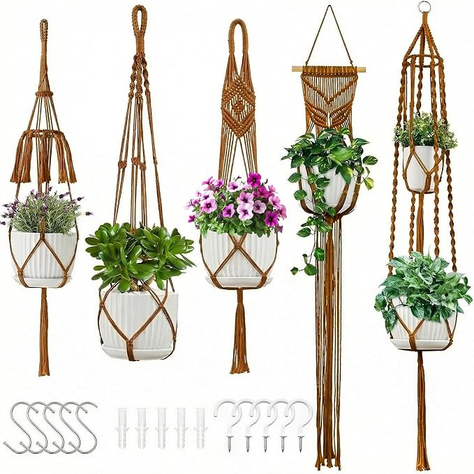 Macrame Plant Hangers by TAOZIM