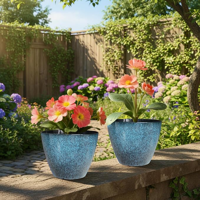 8 inch Plant Pots, Flower Pots for Garden Home Decor - Image 6