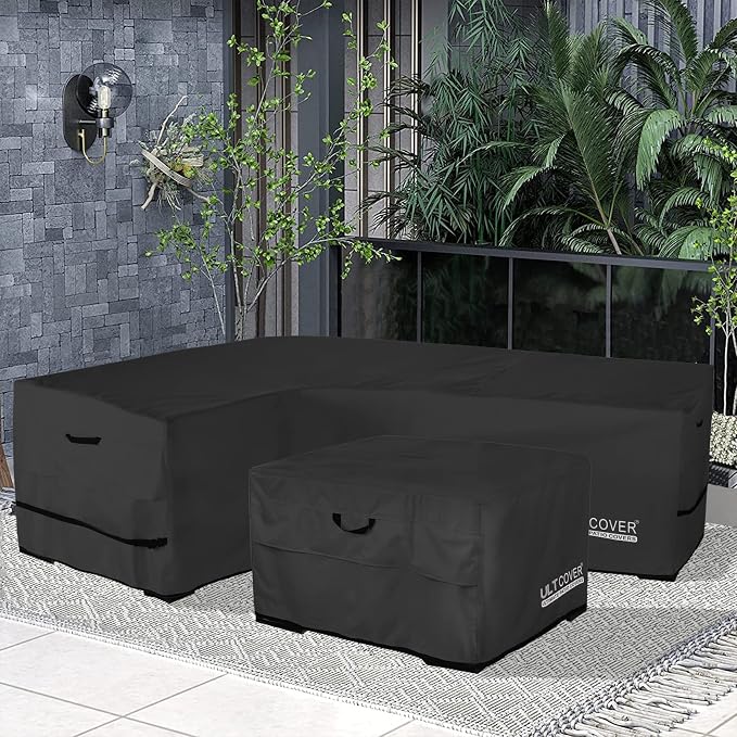 ULTCOVER Patio L-Shaped Left Facing Sofa Cover Waterproof - Image 6