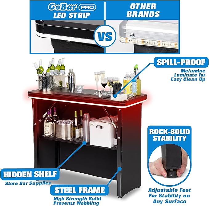 GoBar PRO Commercial Grade Portable Bar Table - Image 4