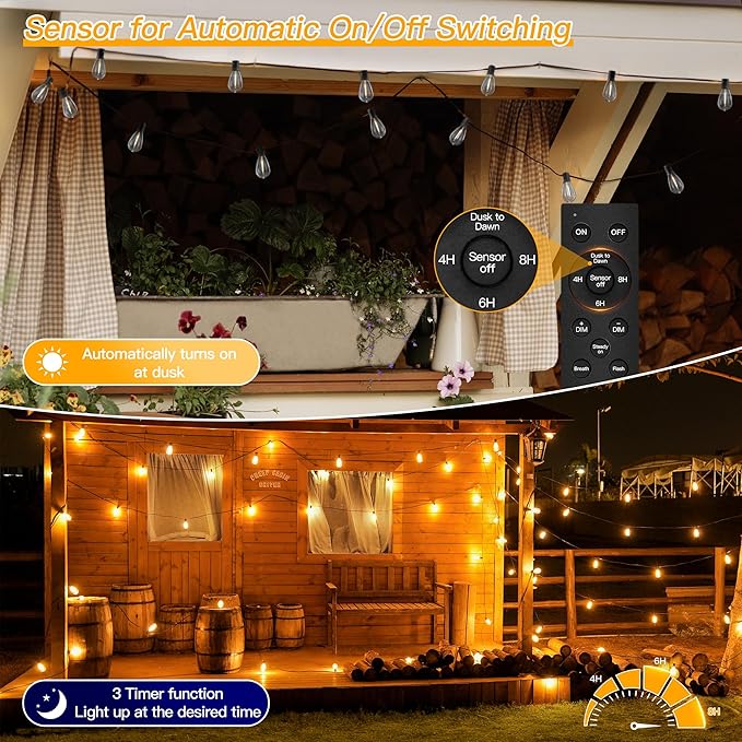 Ollny S11 100FT Outdoor String Lights - Image 3