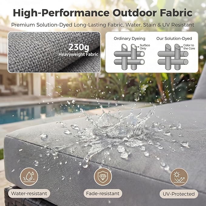 NICESOUL 13 Piece Outdoor Furniture - Image 8