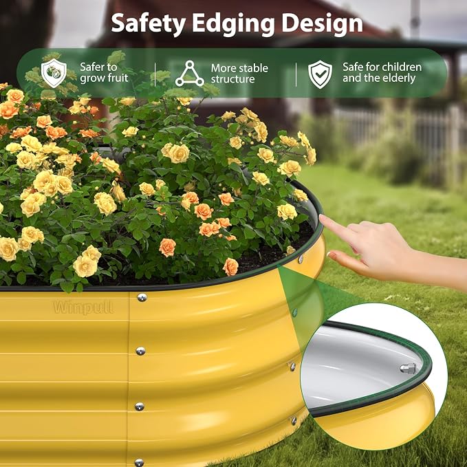 Raised Garden Bed Kit, Large Metal Raised Beds - Image 2