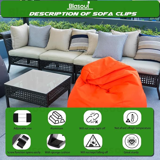 Universal Heavy-Duty Outdoor Furniture Clips - Image 8