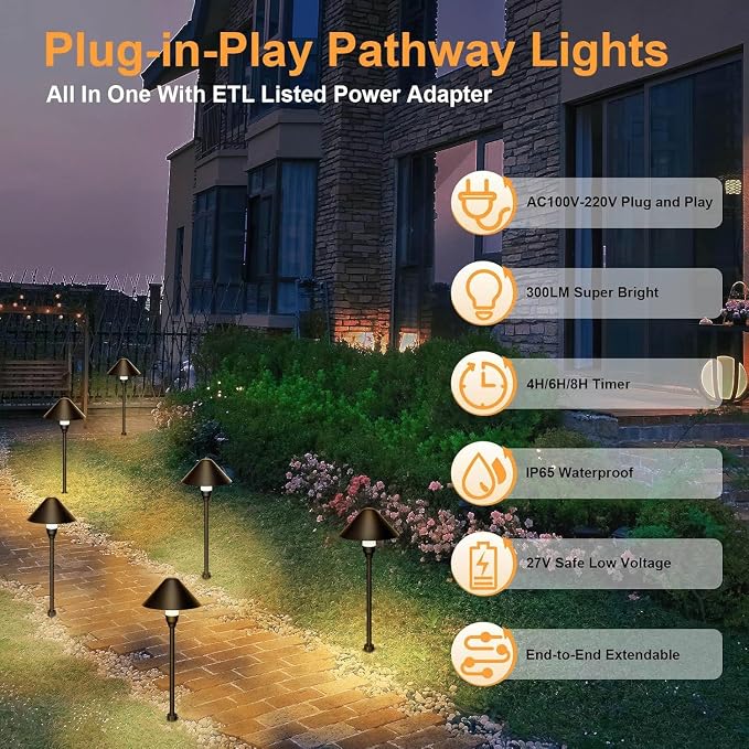 Low Voltage Pathway Lights - Image 2