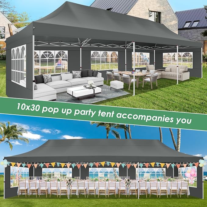 COBIZI Canopy Tent 10x30 Pop Up Canopy - Image 7
