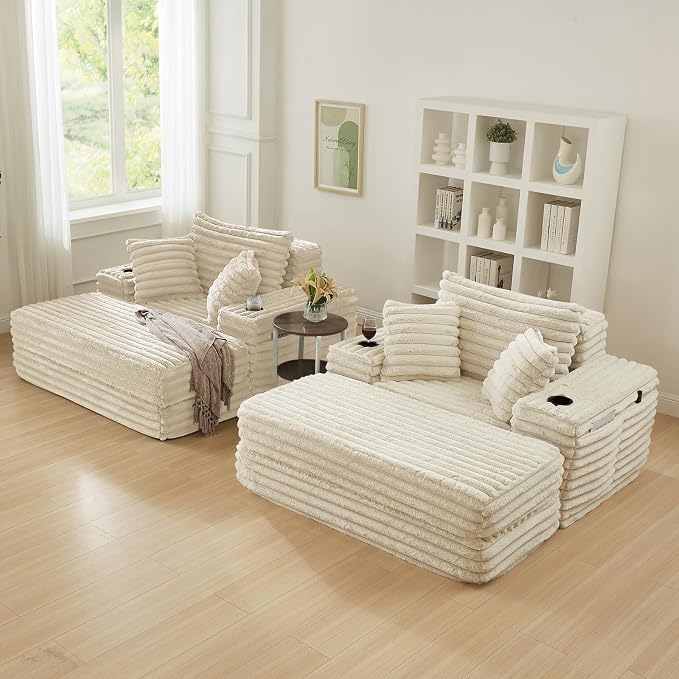 5-In-1 Oversized Chaise Lounge Chair Indoor - Image 6