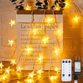 Minetom Star String Lights Plug in - 66 ft 200 LED Star Fairy String Lights by Minetom