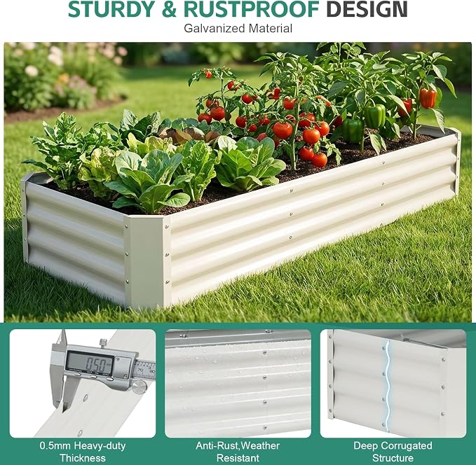 Galvanized Raised Garden Bed - Image 4