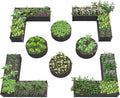 A ANLEOLIFE 8-Pack 4X4X1.5ft & 74x74x18in Deep Root Galvanized Raised Garden by AAnleolife