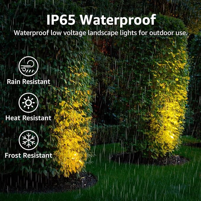 SUNVIE 3W Low Voltage Landscape Lighting LED Landscape Spotlights - Image 3