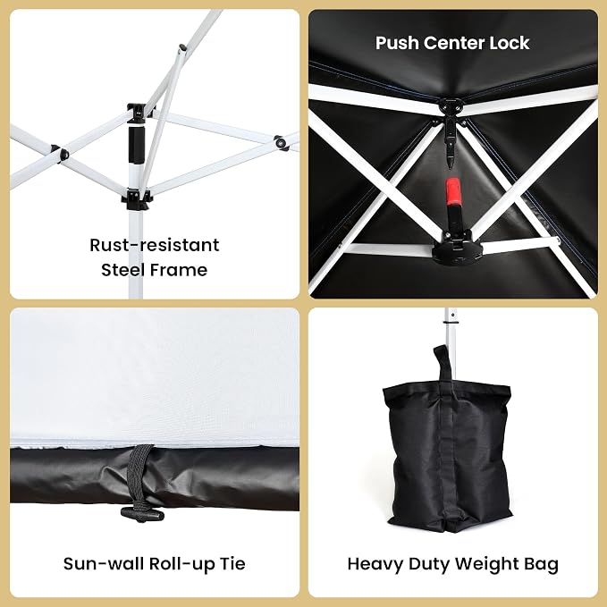 ARROWHEAD OUTDOOR 6'x6' Backpack Pop-up Canopy - Image 7