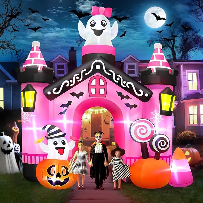Kalolary 11 FT Halloween Inflatables Ghost Archway Outdoor Decorations by Kalolary