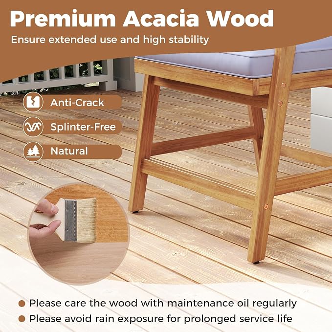Tangkula 5 Piece Patio Dining Set - Image 7