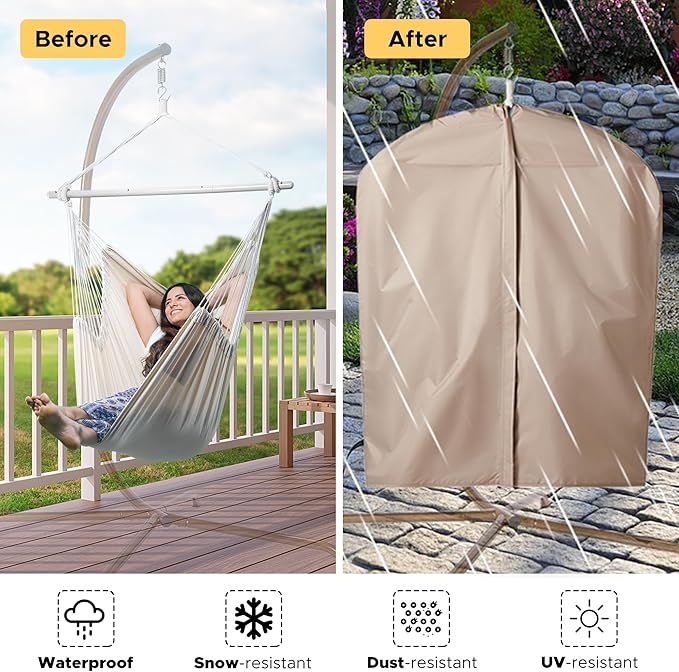 ADVOKAIR Hammock Chair Swing, Heavy-Duty Hanging Rope Swing Seat Supports 500 - Image 3