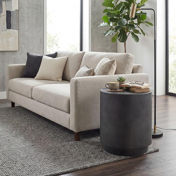 HOMCOM Round Side Table, Lightweight Accent Table - Image 10