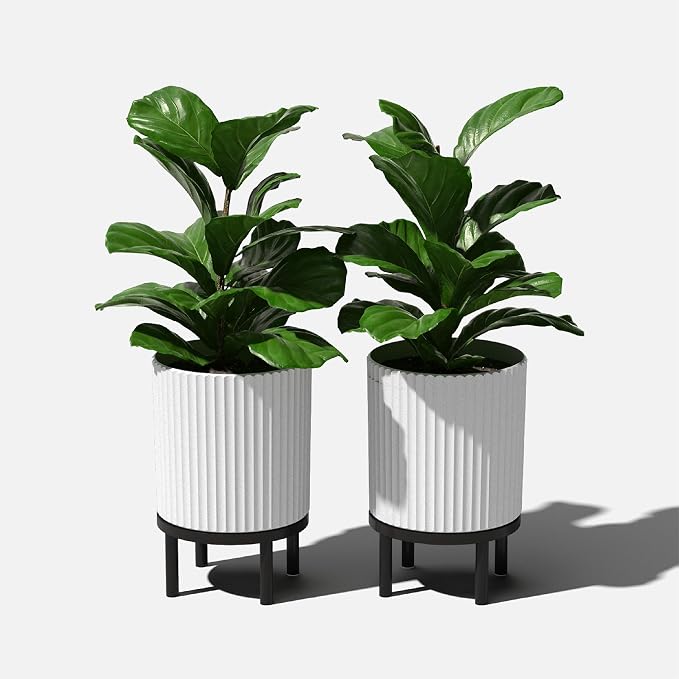 Veradek Demi Series Round Planter w/Stand - Image 9