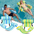 2 Pack Inflatable Pool Float for Adult Adjustable Hammock Float Chair Fabric by Blueweenly