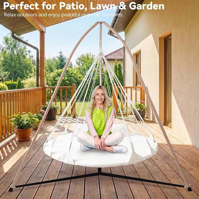 Tripod Hammock Chair Stand for Multi-Use, Heavy-Duty Sensory Swing Stand for - Image 5