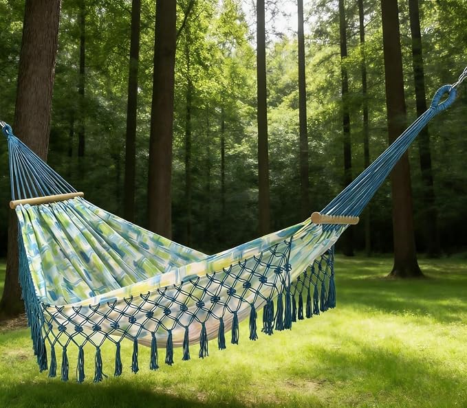 Portable Hammock, Bohemian Hammock, 2person Hammock, - Image 6