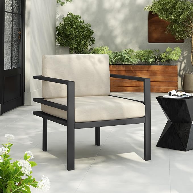 Christopher Knight Home Caden 27.7'' Modern Outdoor Lounge Chair by ChristopherKnightHome