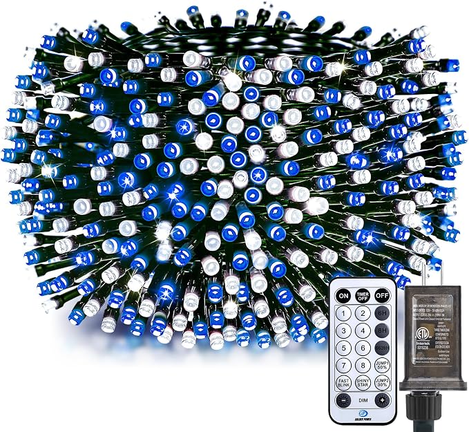 Brightown Christmas Tree Lights Outdoor Cluster Lights by Brightown