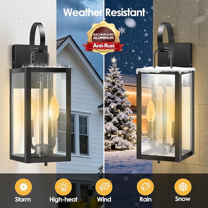 20'' Large Outdoor Wall Light Fixtures - Image 6