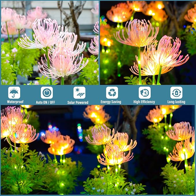 Solar Garden Lights, Solar Flowers Lights - Image 5